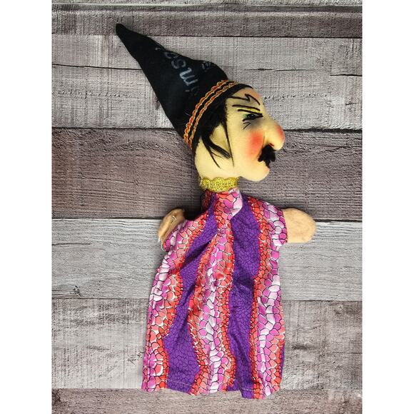 KERSA Vintage German PUPPET Handmade Doll Homespun Toy Collectable Wizzard - Picture 3 of 11